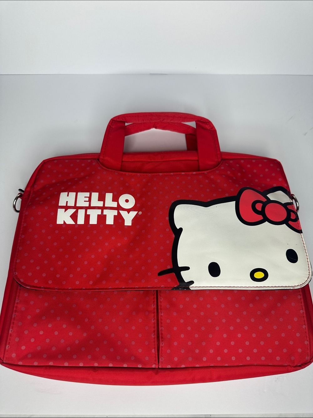Hello Kitty Red Laptop Bag with Character Flap